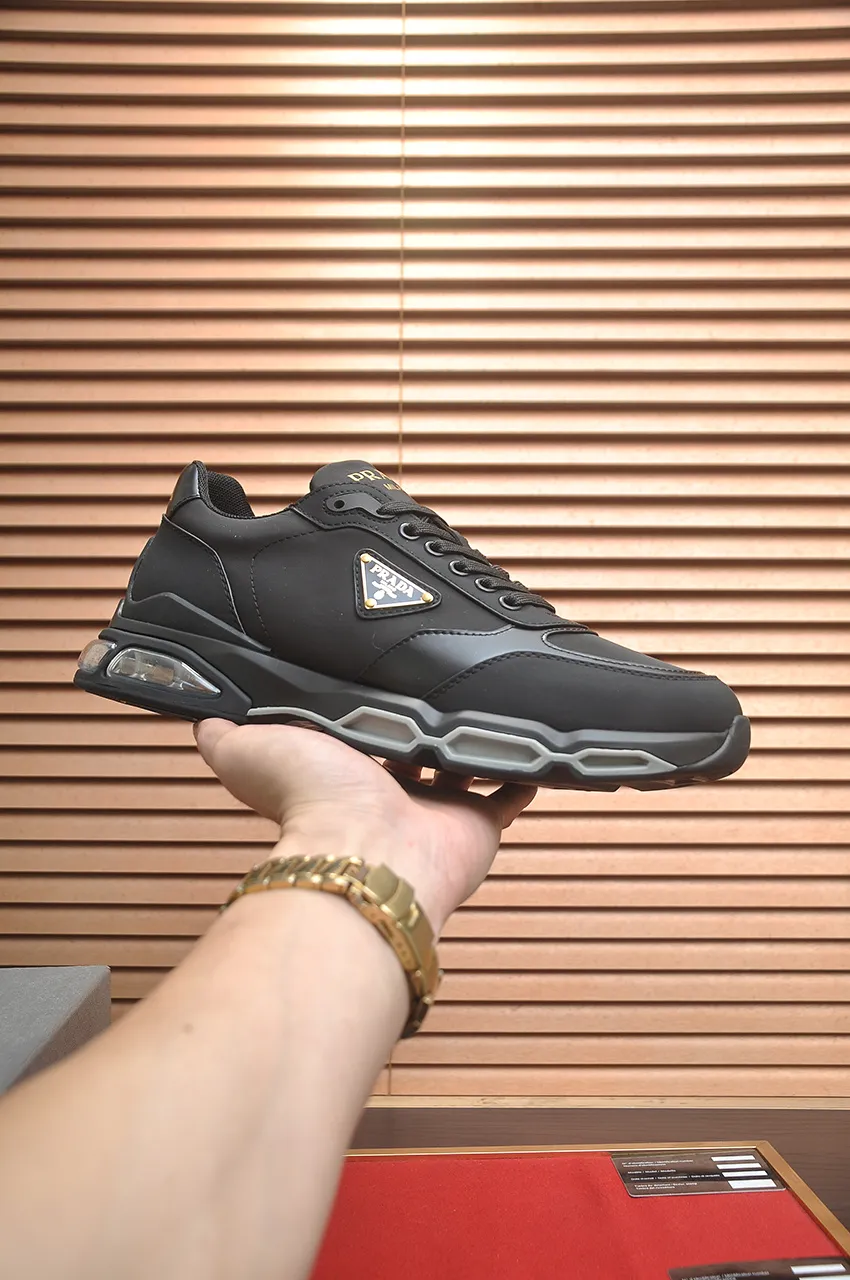 Men's shoes 💰680💶 [PRADA] Top-quality original items, new seasonal styles, high-quality original items, top-quality imported calfskin and original imported glue, imported cowhide lining with original cowhide feet, original outsole! Quality guaranteed! Code 38-45 (45 customized)